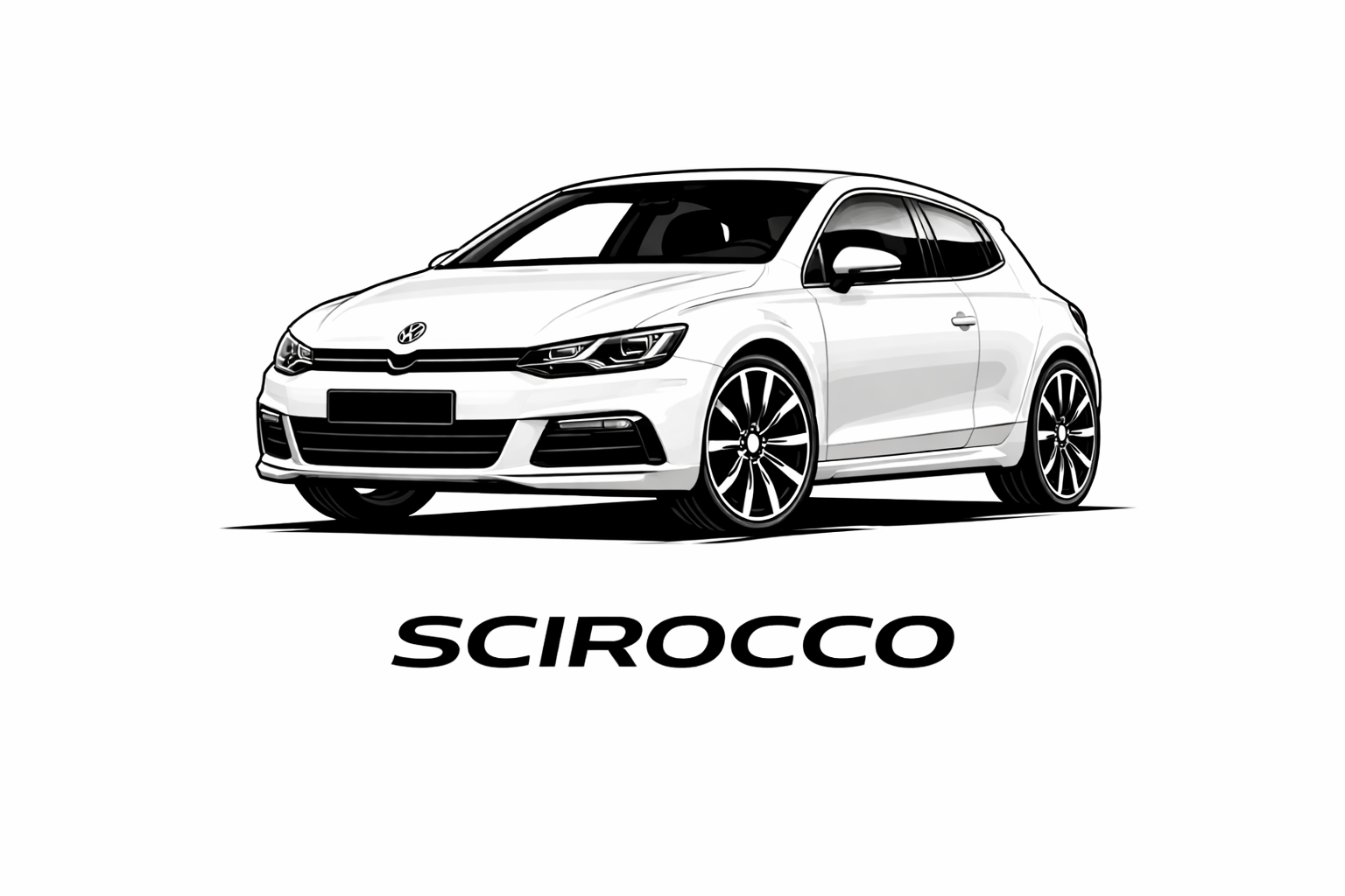 VW Scirocco Lenkrad neu beziehen